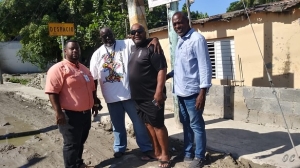 Levantamiento técnico entre la  CORAABO-CAASD en la Marginal Norte Las Américas