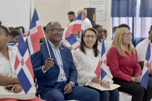 Director ejecutivo asiste a la celebración del día de la independencia de la Republica Dominicana en la Alcaldía Municipal de Boca Chica