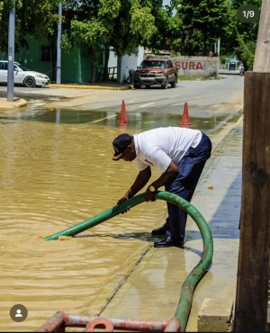 Intervención en la calle Prolongación caracol con la Autopista Las Américas